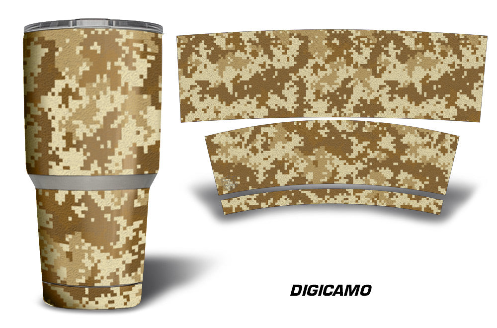 USATuff Tumbler Cup Wrap Kit for RTIC YETI - Digicamo