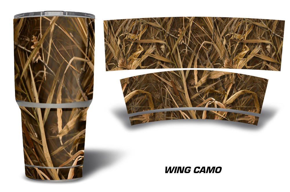 USATuff Tumbler Cup Wrap Kit for RTIC YETI - Wing Camo