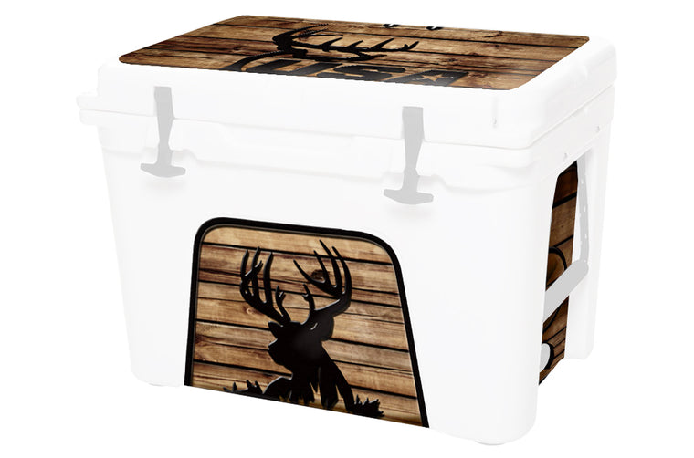 YETI 65qt - Buck Wood Crosshair