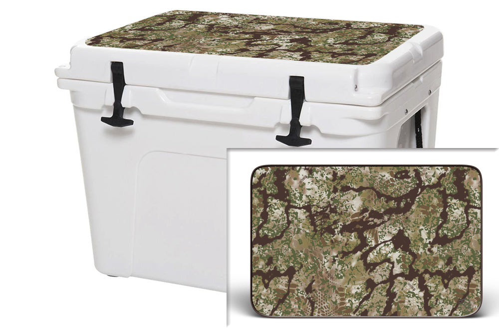 USATuff Vinyl Cooler Wrap Decal Skin Sticker Kit - Kryptek Obskura