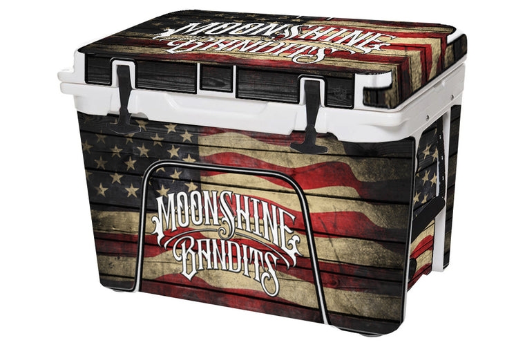 USATuff Moonshine Bandits Exclusive Custom Vinyl Cooler Wrap Kit 