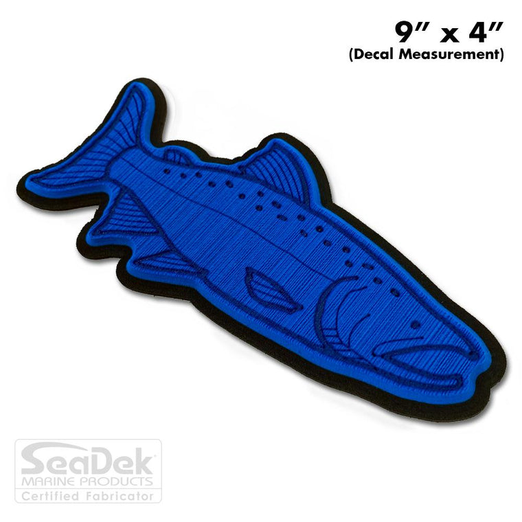 Seadek 3D Decals by USATuff.com in Chinook Design in Bimini Blue Black