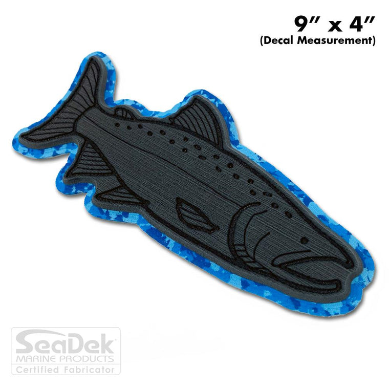 Seadek 3D Decals by USATuff.com in Chinook Design in Dark Gray Aqua Camo