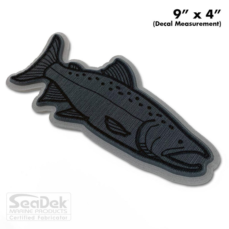 Seadek 3D Decals by USATuff.com in Chinook Design in Dark Gray Storm Gray