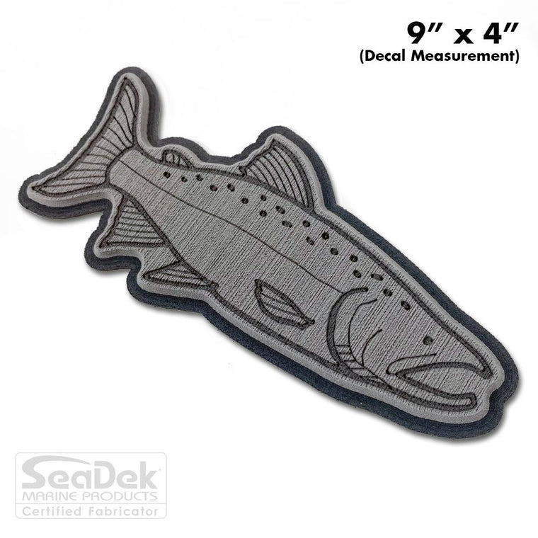 Seadek 3D Decals by USATuff.com in Chinook Design in Storm Gray Dark Gray