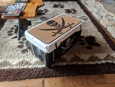 USATuff Custom Cooler Wrap Kit - Pirate Flag