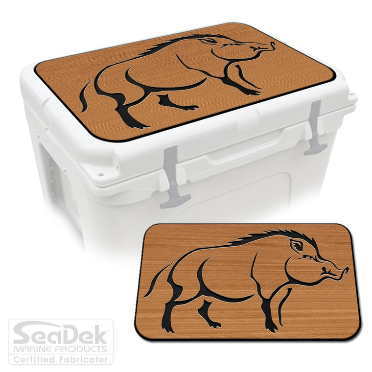 Mocha Black SeaDek Cooler Pad Marine EVA Mat by USATuff Fits YETI RTIC ORCA Ozark Trail Traction Non-Slip Seat Pad
