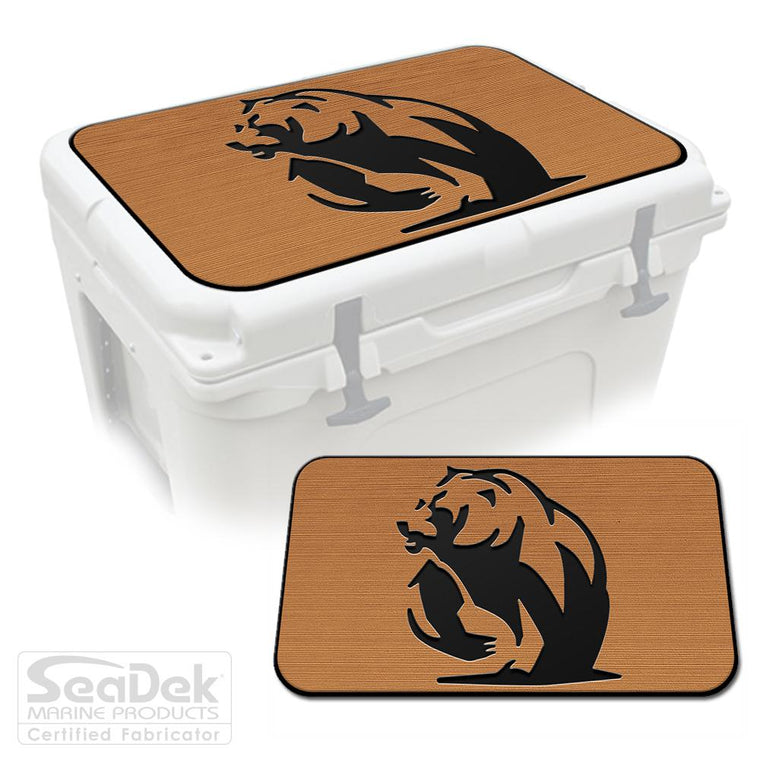 Mocha Black SeaDek Cooler Pad Marine EVA Mat by USATuff Fits YETI RTIC ORCA Ozark Trail Traction Non-Slip Seat Pad