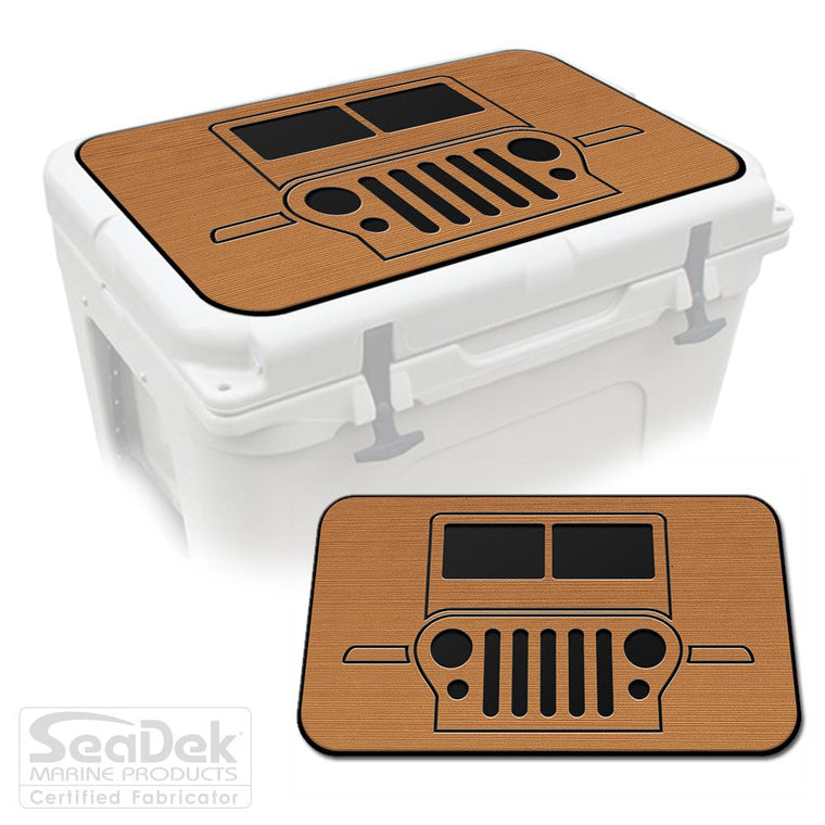 Mocha Black SeaDek Cooler Pad Marine EVA Mat by USATuff Fits YETI RTIC ORCA Ozark Trail Traction Non-Slip Seat Pad