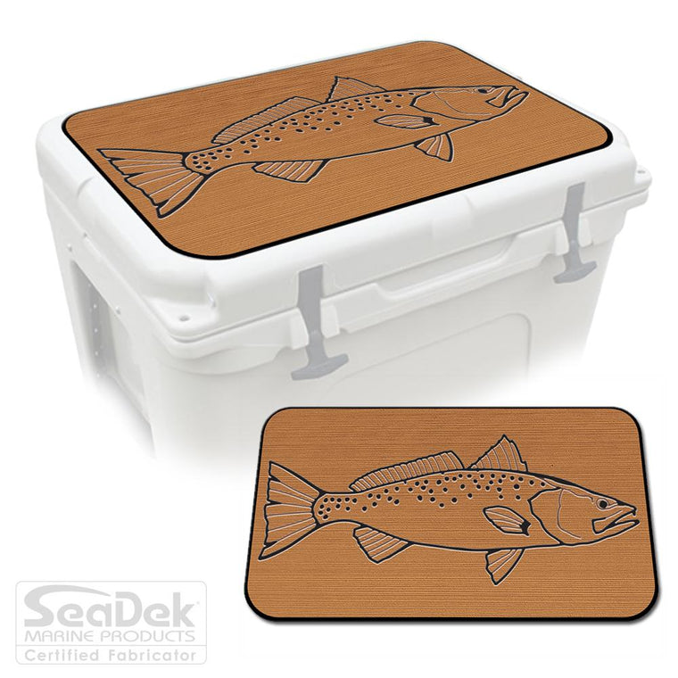 Mocha Black SeaDek Cooler Pad Marine EVA Mat by USATuff Fits YETI RTIC ORCA Ozark Trail Traction Non-Slip Seat Pad