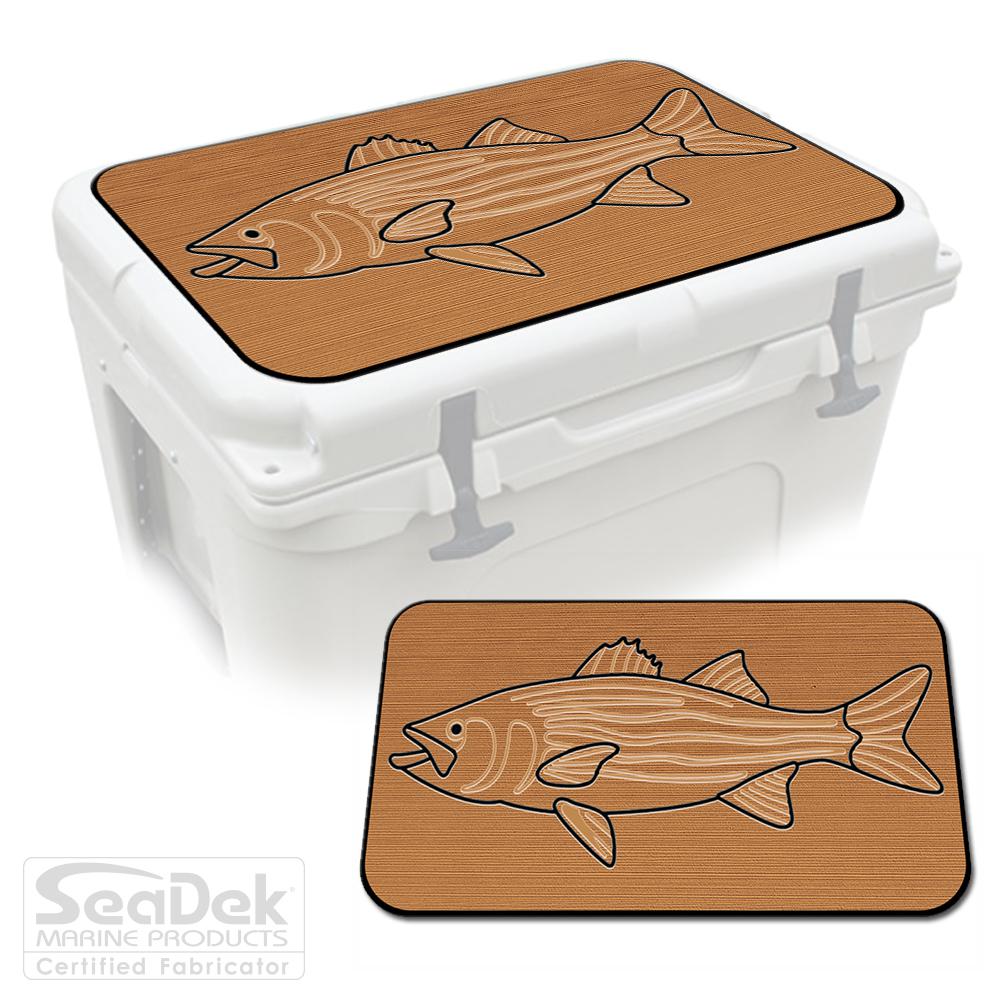 Mocha Black SeaDek Cooler Pad Marine EVA Mat by USATuff Fits YETI RTIC ORCA Ozark Trail Traction Non-Slip Seat Pad
