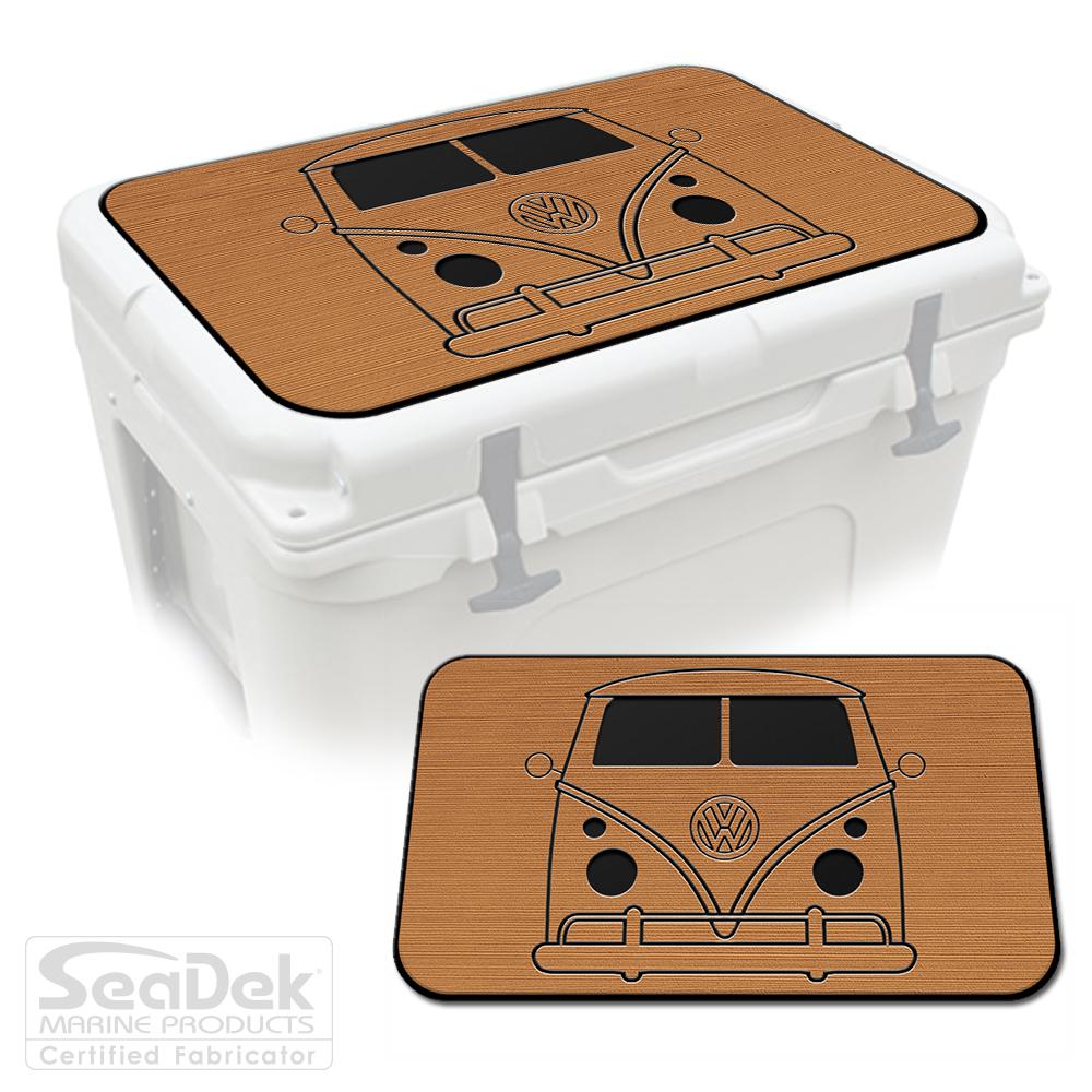 Mocha Black SeaDek Cooler Pad Marine EVA Mat by USATuff Fits YETI RTIC ORCA Ozark Trail Traction Non-Slip Seat Pad