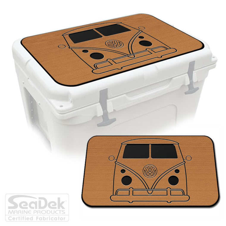 Mocha Black SeaDek Cooler Pad Marine EVA Mat by USATuff Fits YETI RTIC ORCA Ozark Trail Traction Non-Slip Seat Pad