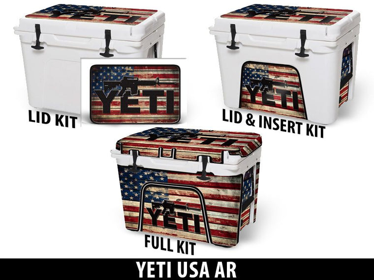 USATuff Cooler Accessories Ice Chest Graphic Sticker Decal Kits - USA AR