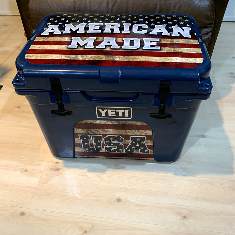 Pink Plaid Design - YETI, RTIC, Ozark Trail Cooler Wrap