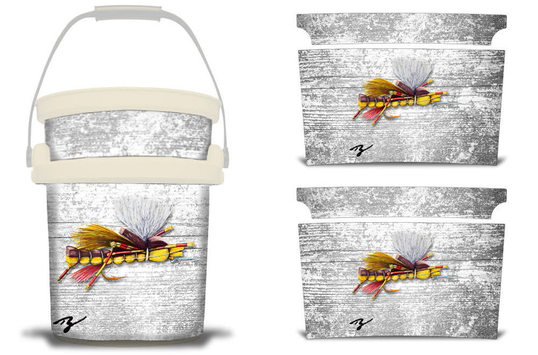 USATuff YETI Loadout Bucket Accessories Graphic Sticker Wrap Decal - Ty Hallock Hopper