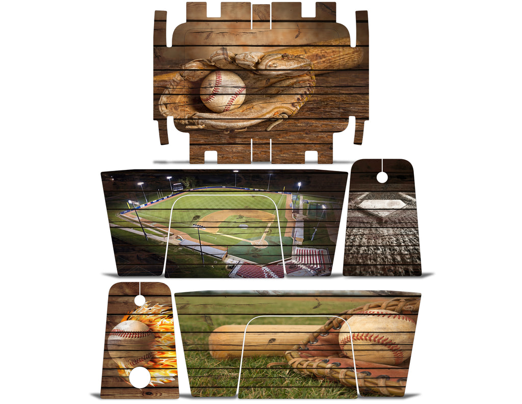USATuff Vinyl Cooler Wrap Decal Sticker Kit - Home Run