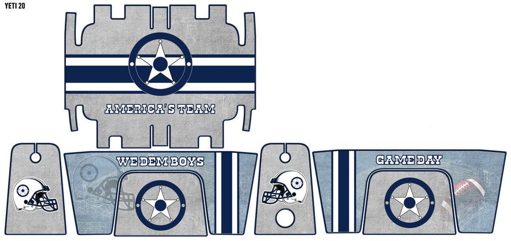 USATuff Vinyl Cooler Wrap Decal Sticker Kit 